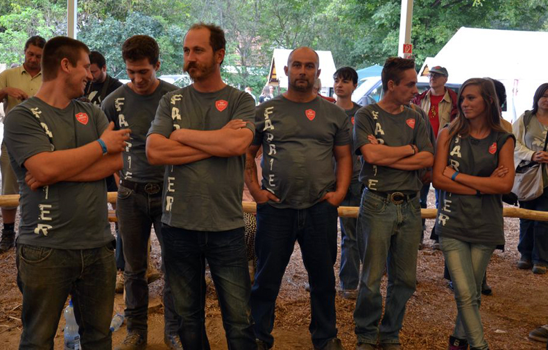 Eck Ernő a 2014-es Nemzetközi Patkolókovács Versenyen